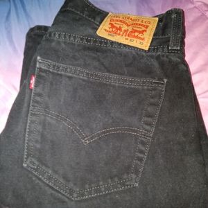 Mens size 32x32 black Levis 505 Jeans euc